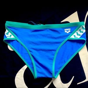 Retro Arena Team Stripe MaxLife Swim Brief XL